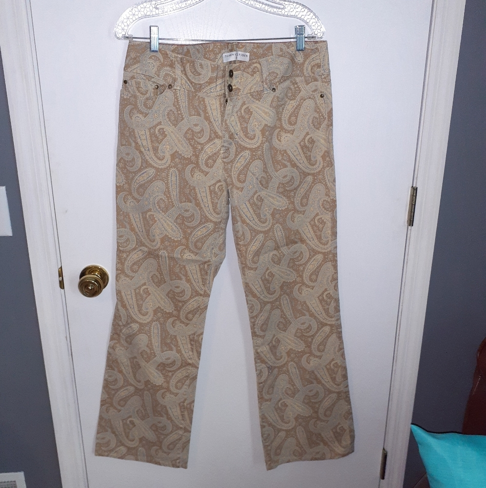 Tommy Hilfiger paisley jeans size 10